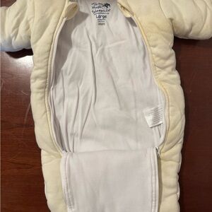 Baby Merlin's Magic Sleepsuit Cream Cotton Sleep Sack 6-9 Months Large Swaddle